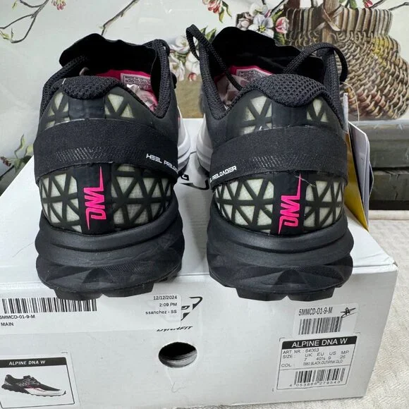 Dynafit Alpine DNA W Womens Size 9 Black/Pink Trail Running Shoes - Picture 3 of 6